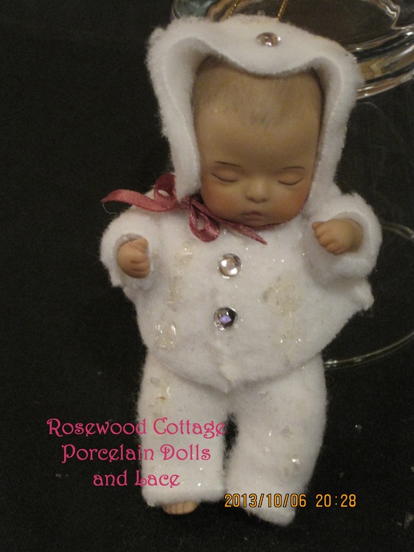 Baby Doll Christmas Ornaments 