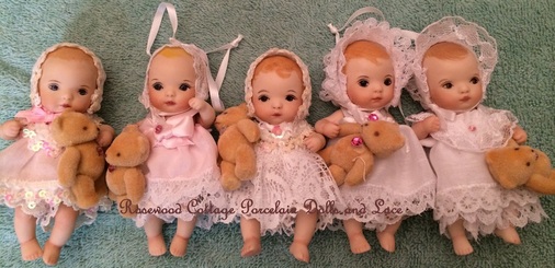 small porcelain baby dolls